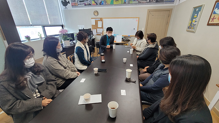 전교조 전북지부장과 은화학교 장애학생 사망사건 진상규명 및 재발방지 대책위 학부모들과 간담회 개최