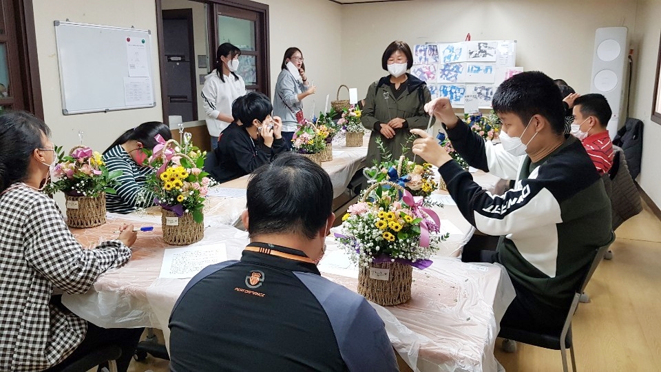 정읍시, 장애인 사회참여 프로그램 ‘원예 치료 교실’ 진행
