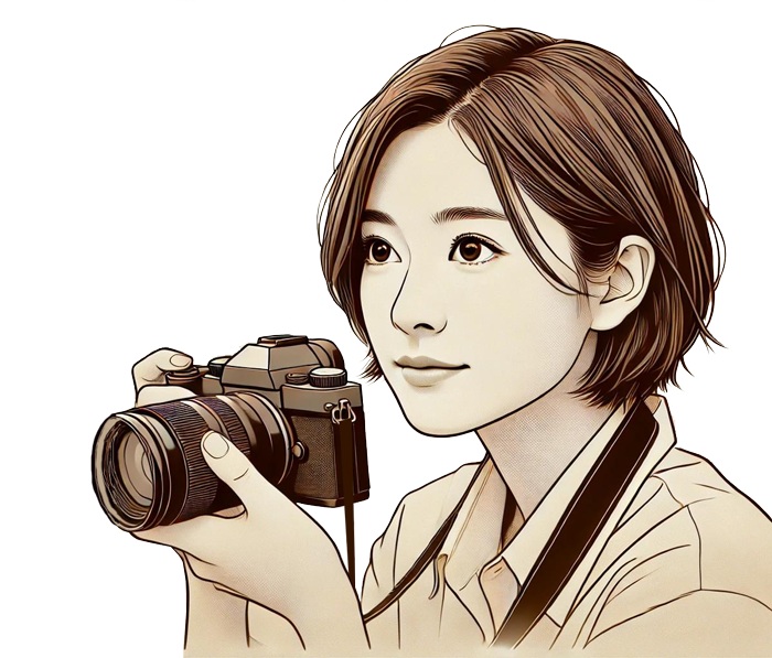 카메라를 든 사람 일러스트